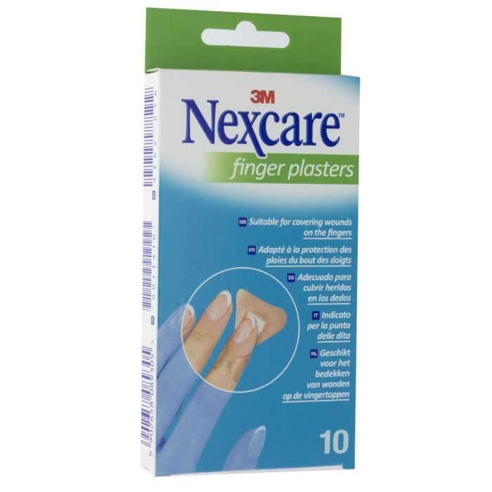 3m nexcare finger plasters pansements x10