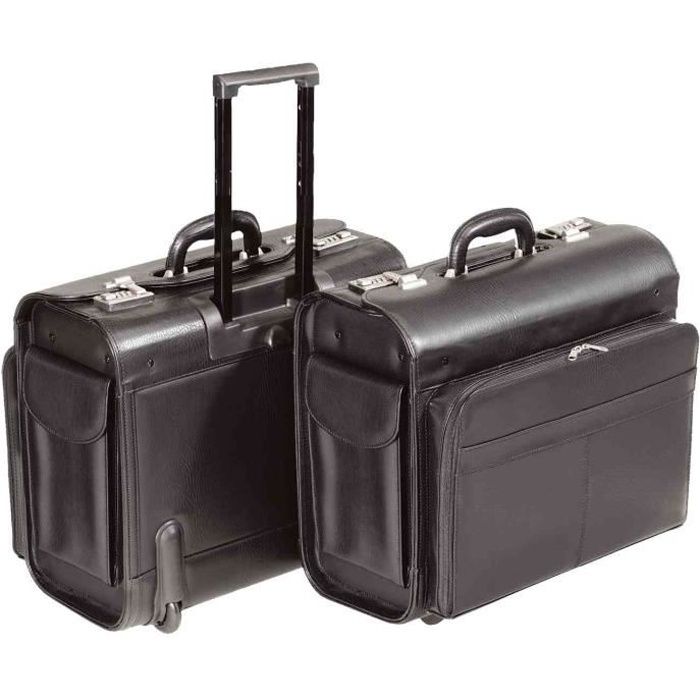 Pilot-case Alassio -SAN REMO-, en PU, noir