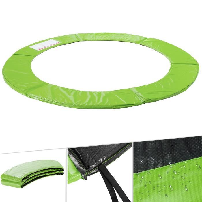 Arebos Coussin de protection des ressorts pour trampoline 457cm vert clair