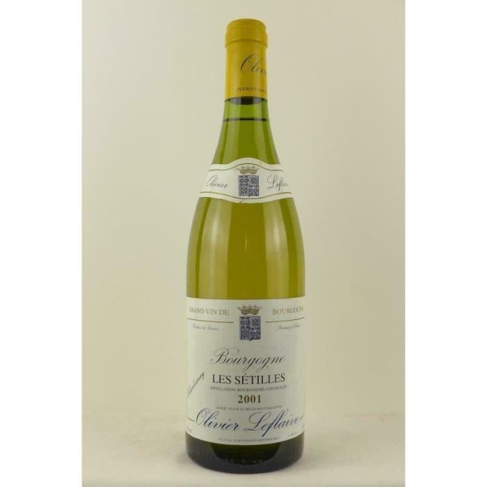 puligny-montrachet olivier leflaive les sétilles blanc 2001 - bourgogne