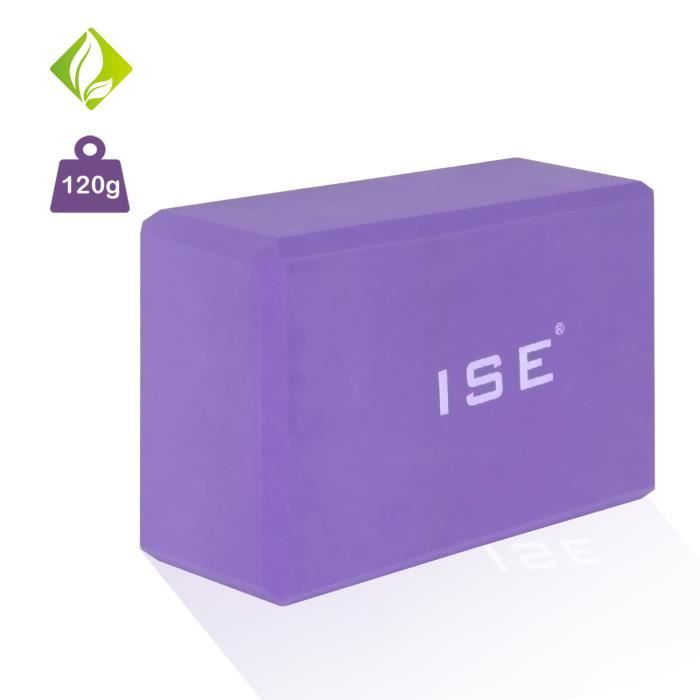 Briques Yoga,Blocs de Yoga Block Pilates Bio en Mousse EVA Haute Densité Écologique Léger Confortable Antidérapant,Pour Amateurs déb