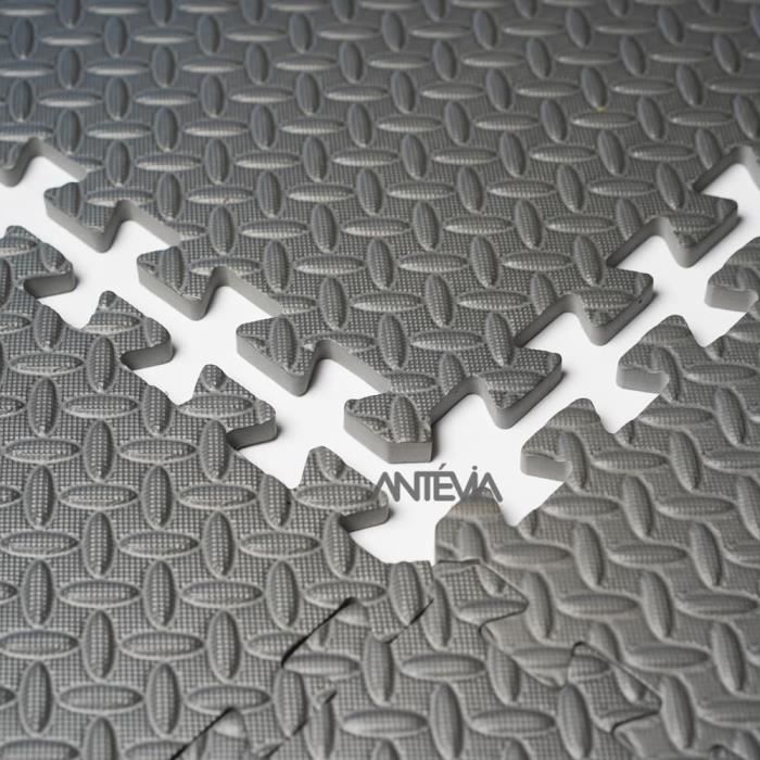 ANTEVIA – Tapis de sol en mousse sans BPA - Plus de 30 Coloris : Dalle clipsable protection jeux sport enfant bébé gym souple
