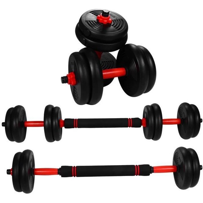 kit haltère réglable 15kg les haltères musculation