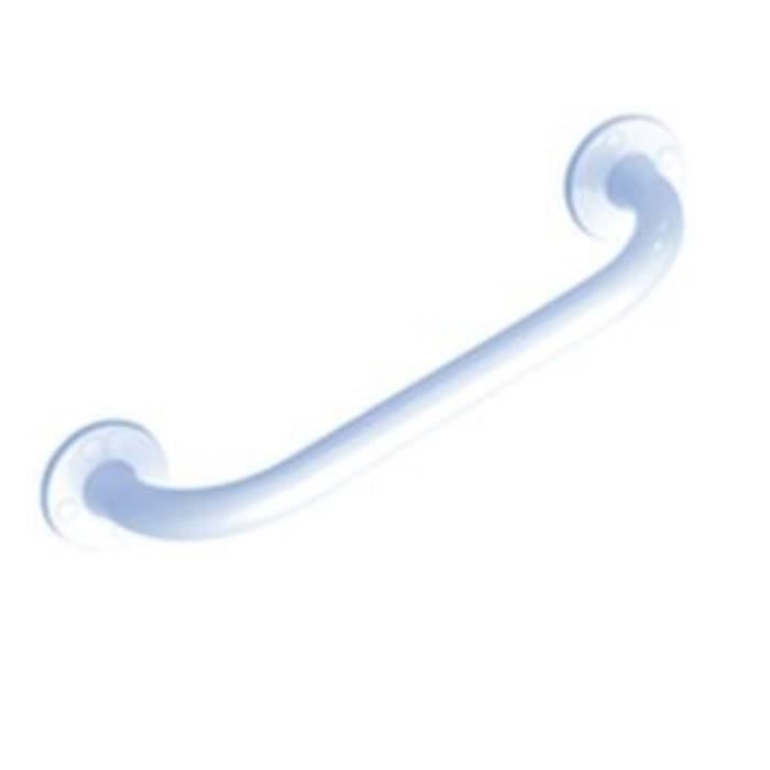 BARRE DE MAINTIEN DROITE 30 CM EPOXY BLANC