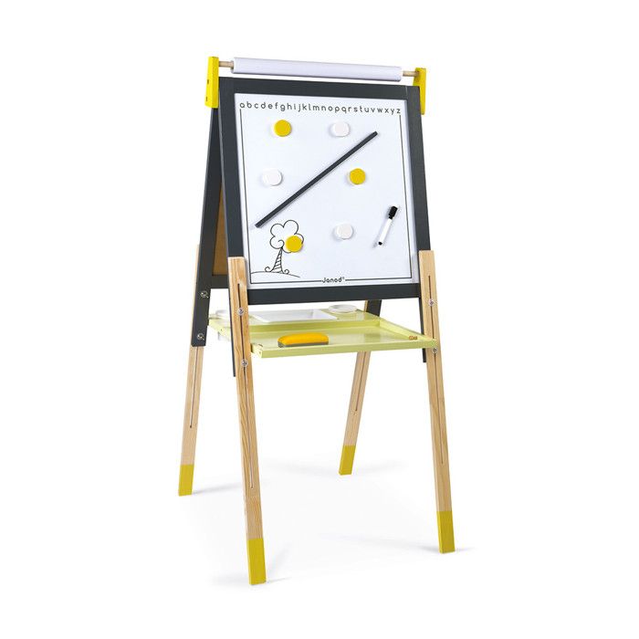 Tableau Réglable Gris et Jaune (bois)
