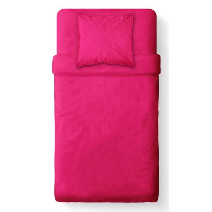 TODAY housse de couette 100% coton - 140x200 cm - Jus de myrtille TODAY