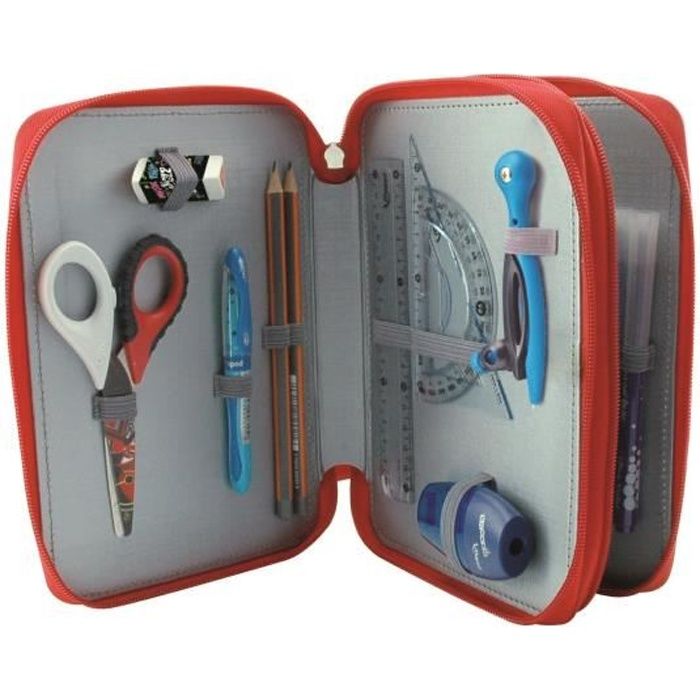 MAPED Trousse Scolaire Garnie 34 Pièces Cars