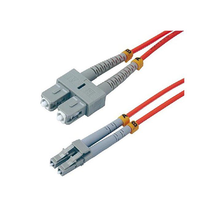 MCL Câble réseau - 2 m Fibre Optique - Pour Périphérique réseau