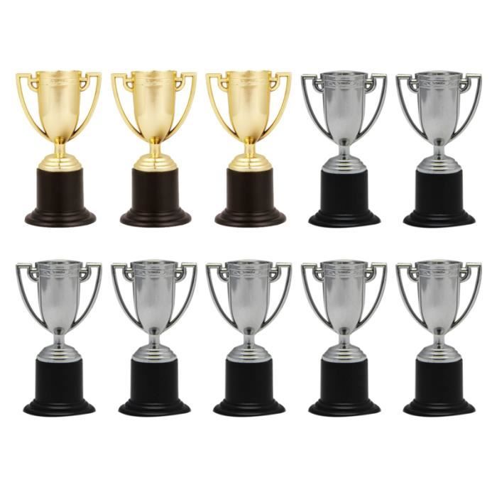 10 pièces Mini trophée durable en plastique Chic petit prix compétitions ENSEMBLE DE VETEMENTS DE FOOTBALL - TENUE DE FOOTBALL
