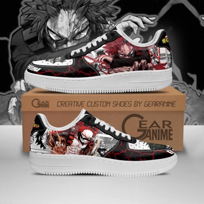 Baskets Anime Boku Boku No Hero Academia Eijiro Kirishima Chaussures de course pour Homme Femme