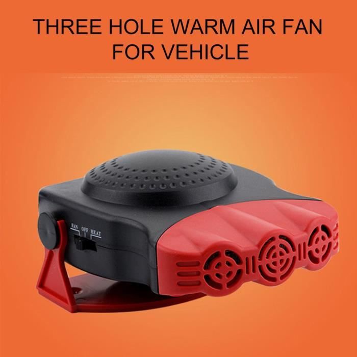12V 150W CHAUFFAGE D'APPOINT POUR VEHICULE * NOIR&ROUGE