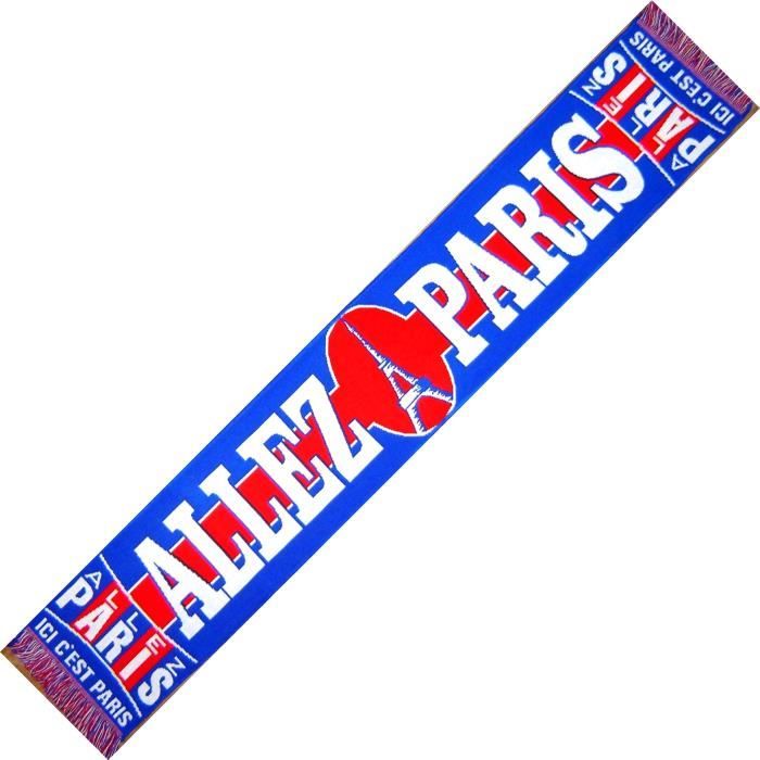 ECHARPE - ALLEZ PARIS - PSG PARIS SAINT GERMAIN No drapeau maillot fanion casquette ...