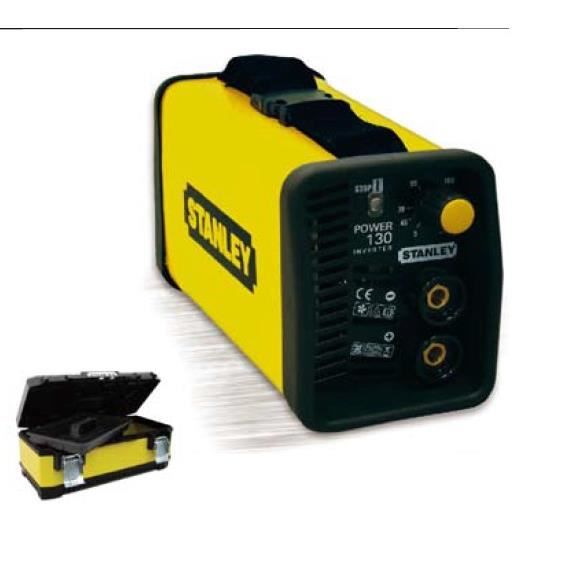 STANLEY Poste à souder Inverter 120A POWER130 + boîte à outils STANLEY
