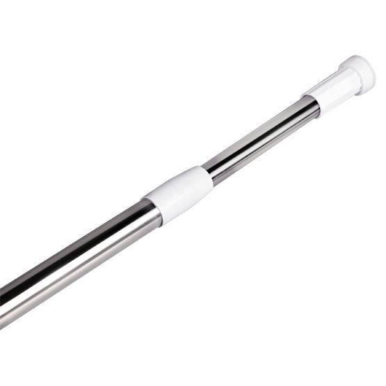 Tatkraft Mast Barre à Tension de Rideau de Douche Télescopique 110÷200 cm D 22 mm