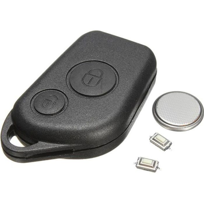 2 BOUTON COQUE CLÉ PLIP TÉLÉCOMMANDE REMOTE KEY POUR Citroën Saxo Xsara Picasso