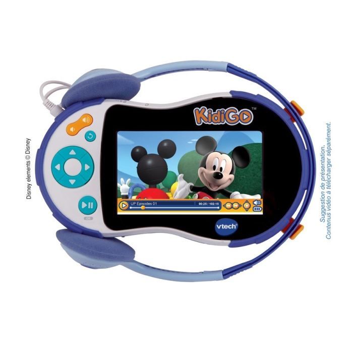 VTECH Lecteur Multimédia KidiGo Bleu