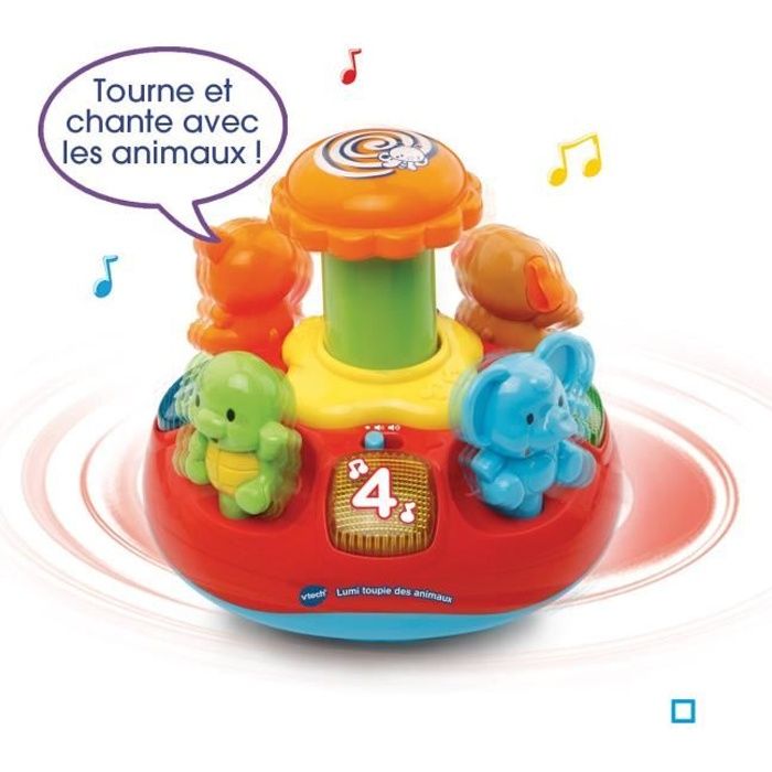 VTECH BABY - Lumi Toupie des Animaux