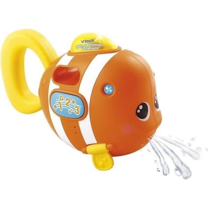 VTECH BABY - Jouet de Bain - Léon, P'tit Poisson à Chansons