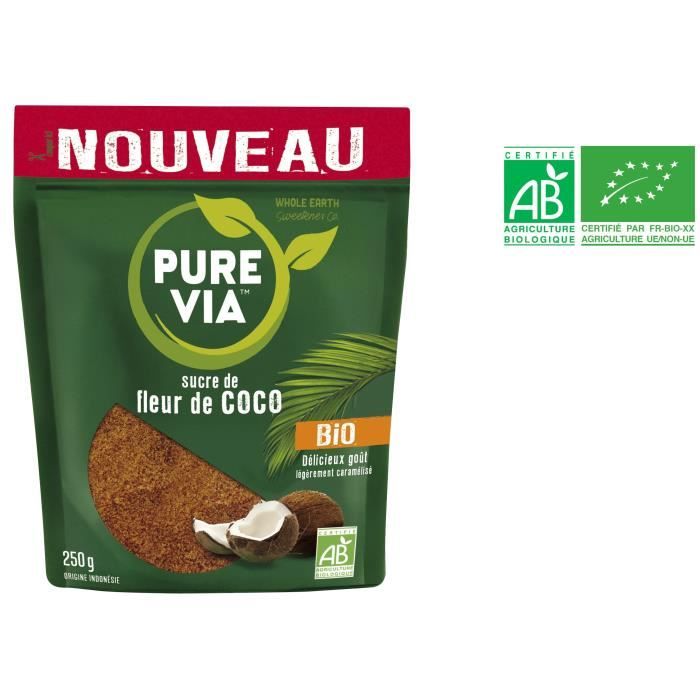 Pure Via Sucre de Fleur de Coco Bio 250g