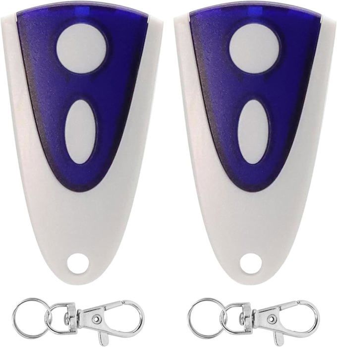 2PCS Telecommande Porte de Garage, Universelles Telecommande Portail pour Novoferm Novotron 502 