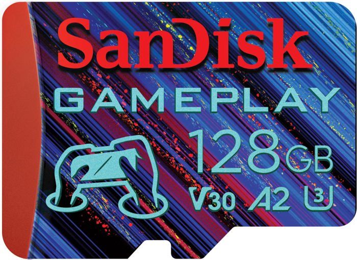 SanDisk GamePlay V30 A2 U3 microSDXC Carte mémoire flash - vue 3