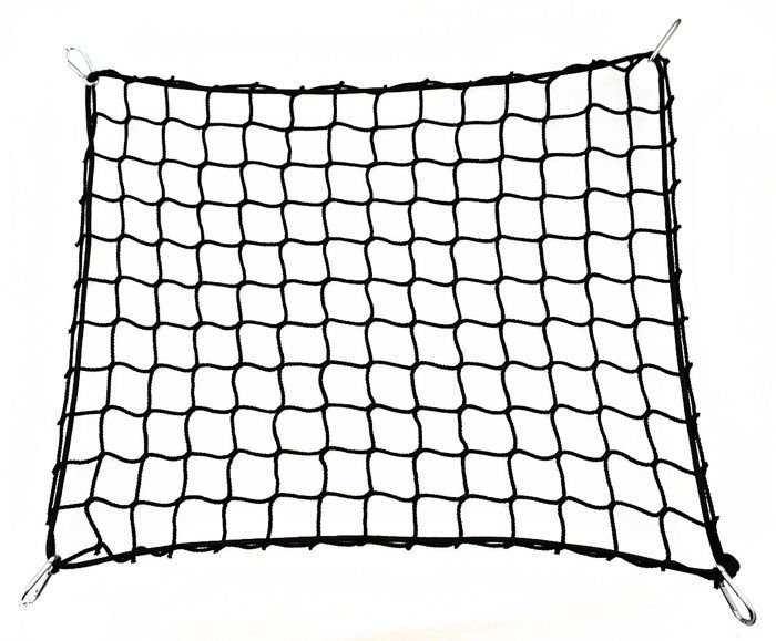 Filet De Rangement Pour Coffre De Voiture 70x50 Cm – Avec 4 Crochets Et Sangles Auto-agrippantes, élastique Et Résistant