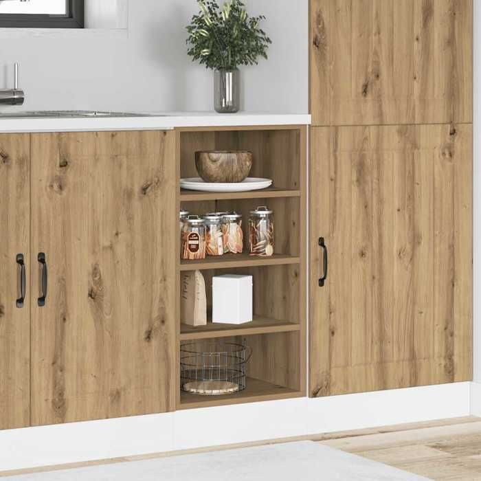 vidaXL Meuble bas Riga Chêne artisanal 40 x 445 x 815 cm Bois dingénierie 854210