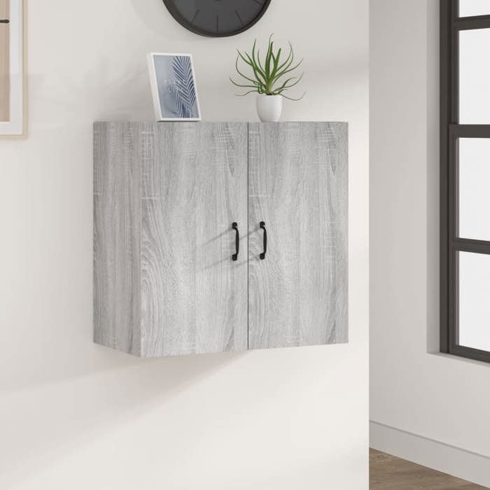 Lemon Buffet Bahut/Armoire de chambre - UU - Armoire murale Sonoma gris 60x31x60 cm - bois dingénierie CCL19057948