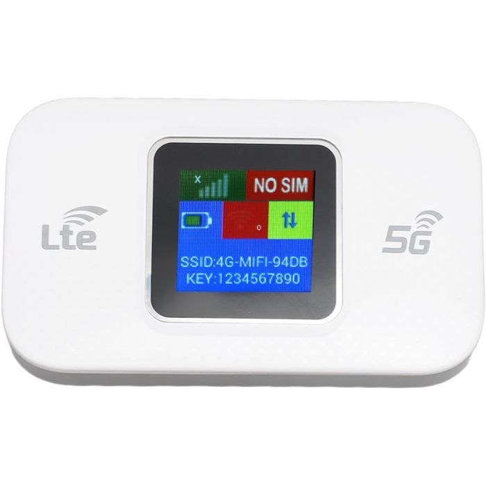 WiFi PortableModem WiFi 4G LTE 300 Mbps Haute Vitesse de Voyage Hotspot écran Couleur 4G Routeur WiFi Mobile pour Téléphone
