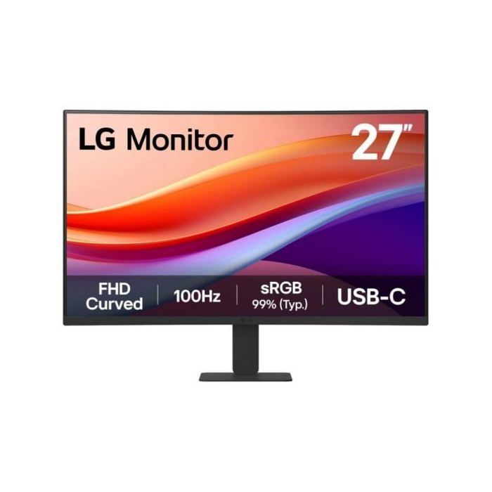 Monitor LG 27U421A-B 27 Full HD 100Hz VA Curvo HDR10 USB-C Flicker Free Negro