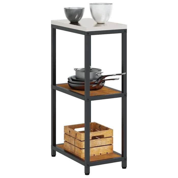 MGH - TOP Meuble modulaire/Étagère de rangement de cuisine - avec étagère Rouillé LLV1193