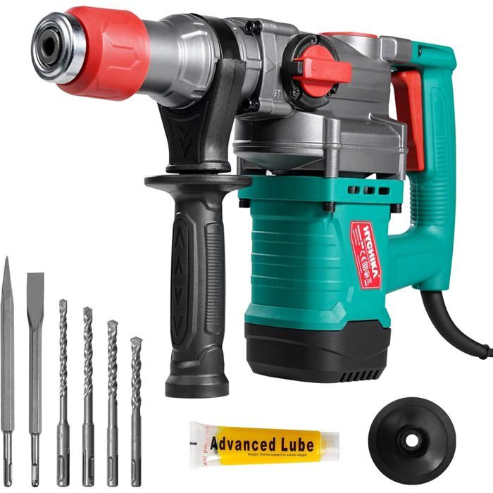 Perceuse Percussion HYCHIKA Marteau Perforateur SDS-Plus 900W Électrique