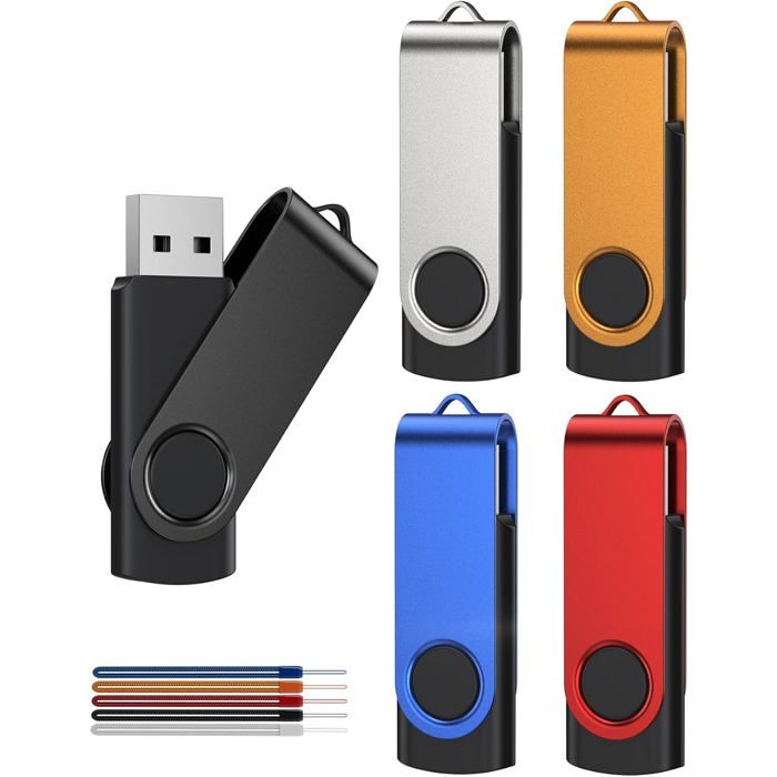 Pochette De Protection En Cuir PU Pour Clé USB - Étui Cylindrique Avec Porte-Clés, Organisation Et Transport Facile
