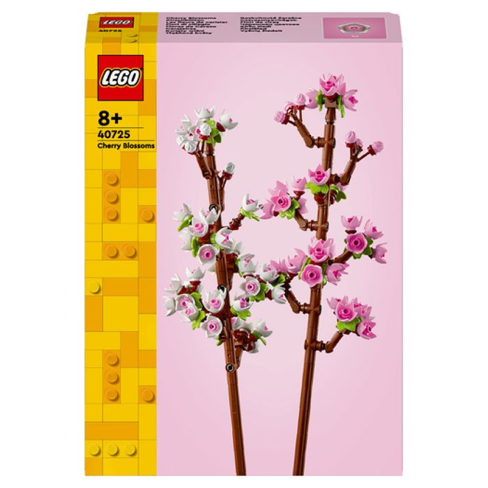 LEGO Botanicals 40725 Les Fleurs de Cerisier - Jeu de Construction pour déco adulte ou enfant dès 8 ans