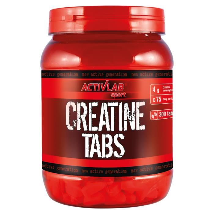 ACTIVLAB - Creatine Tabs 300 tabs - Cdiscount Sport
