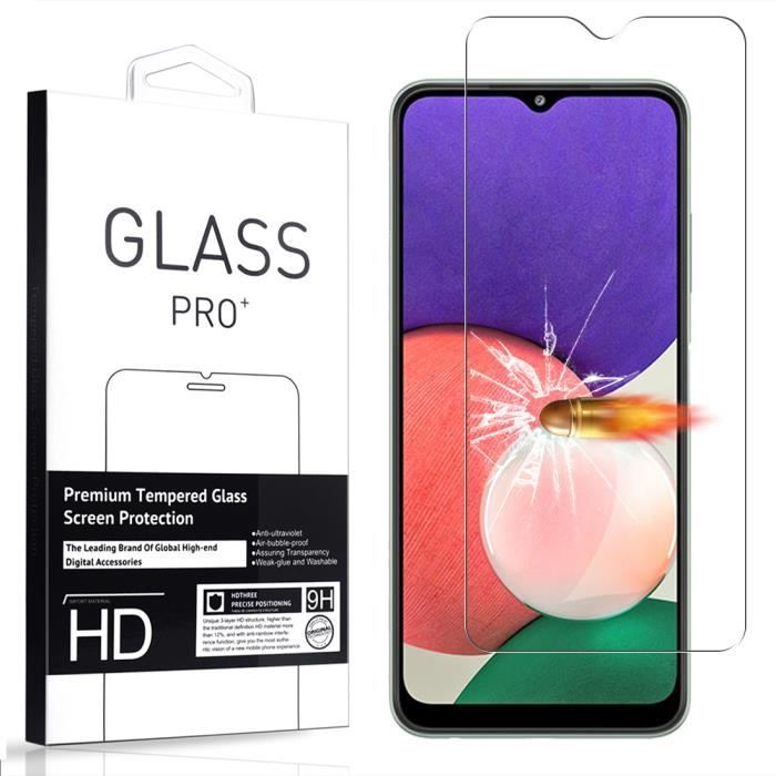[1 Pack] Verre Trempé Samsung Galaxy A22 5G (6.6) - Film de Protection  d'écran