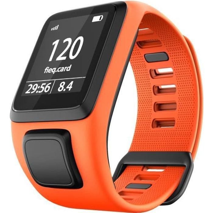 Bracelet de Montre Pour TomTom Runner 3 Cardio + Musique Orange