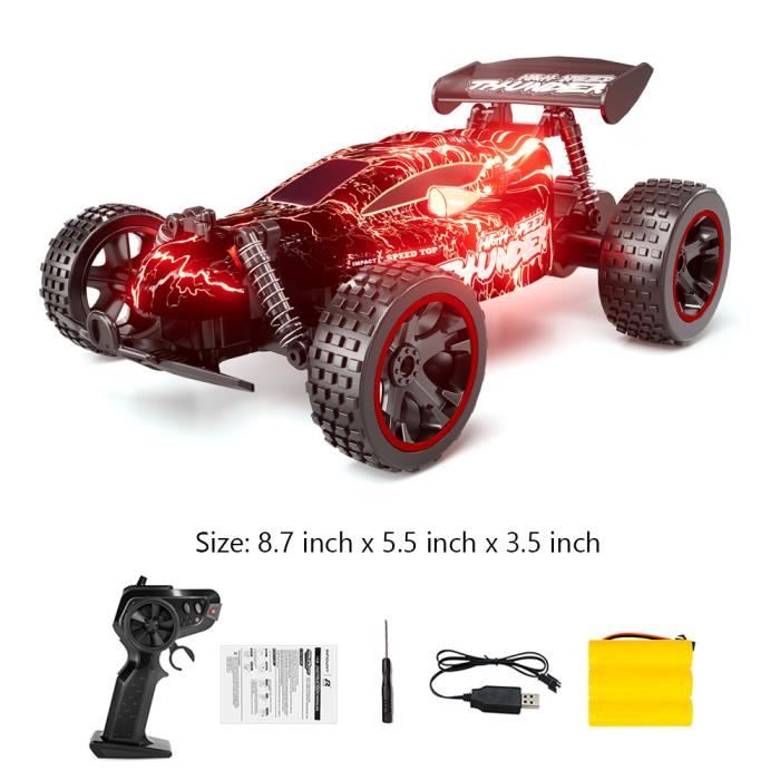 Voiture de Course RC, Voiture télécommandée à Grande Vitesse 2,4 Gh Voiture de Course RC, Voiture télécommandée à Grande Vitesse 2,4 Gh