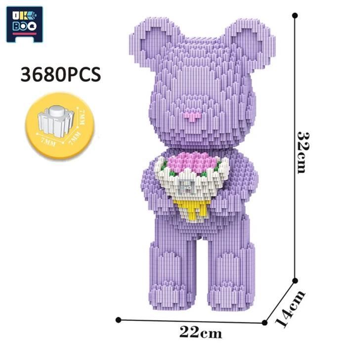 Blocs de construction d'ours (5300 pièces) de briques de construction d Blocs de construction d'ours (5300 pièces) de briques de construction d
