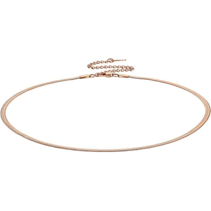 ChainsHouse Collier Cordon Cuir Homme 2mm - Chaine Cire Tressée Pour Pendentif Noir/Marron