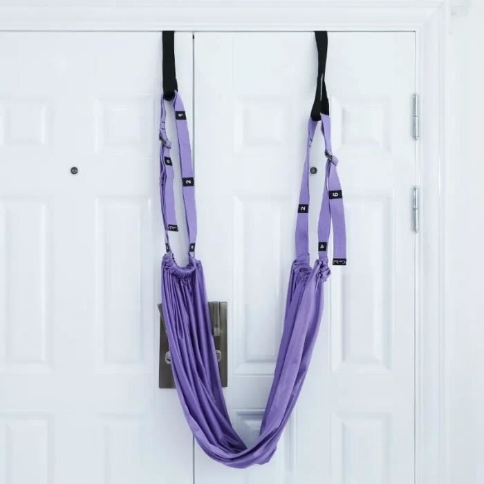 Ensemble De 4 Bretelles Et 4 Poignets Bloque Yogauelle - Sangle De Yoga En Nylon Noir, Réglable, Pour Jeu Érotique - 5