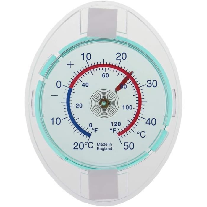 Thermomètre De Fenêtre Westmark -50°C à +50°C - Blanc/Rouge/Bleu