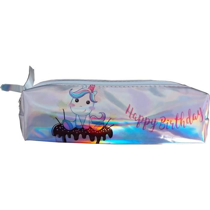 Trousse à Crayons Kawaii Licorne En Silicone – 12 Stylos Gel Effaçables + Stylo 10 En 1 Inclus – Rétractable, Portable – Fournitures Scolaires - 5