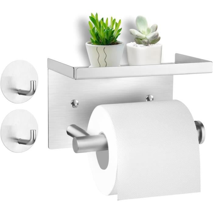 Porte Papier Toilette Avec Rangement, Support Papier Toilette Sans