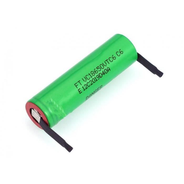 5pcs 3.7V 3000mAh 18650 batterie rechargeable au lithium-ion VC18650VTC6  batterie + feuille de nickel bricolage - Cdiscount Jeux - Jouets