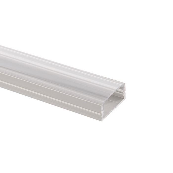 10x 1m LED Aluprofil Aluminium Profile Angle Droit Rail Baguette Pour Led-Bande
