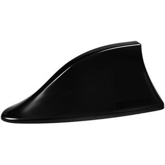 Antenne Aileron Requin Voiture Riloer - Antenne Signal FM/AM Universelle Noire