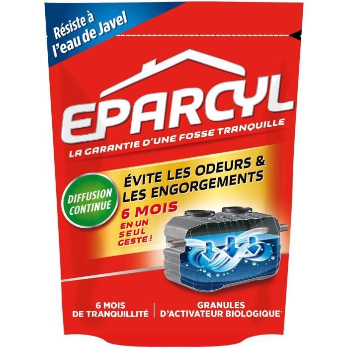 EPARCYL Activateur Biologique pour Fosse Septique 24 Sachets - 5½ de  Traitement