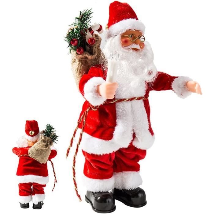 CDPère Noël chantant Automate Père Noël décoration musical Décor
