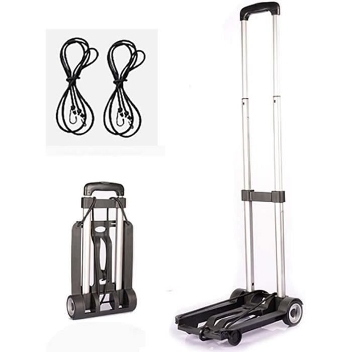 Sac De Courses Pliable Avec Roulettes – 2 En 1 Sac à Roulettes & Sac à Bandoulière – Léger, Résistant, Idéal Shopping & Voyages – Tissu Oxford